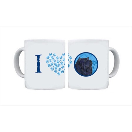 Carolines Treasures 15 oz. Chow Chow Dishwasher Safe Microwavable Ceramic Coffee Mug SS4777-BU-CM15